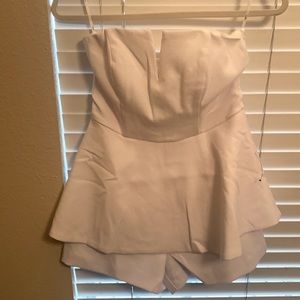 Lulus White Strapless Romper